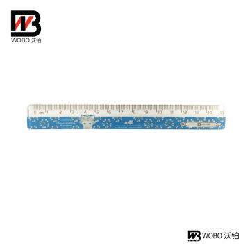 15 Cm Color Straight Plastic Ruler for School and Office Stationery